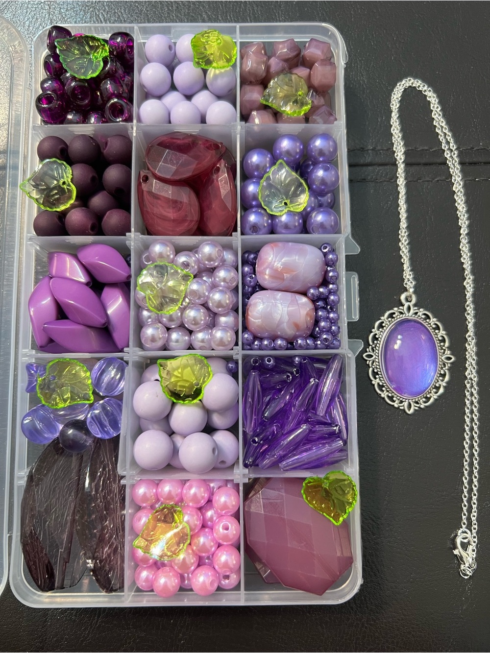 Craft Beads, LILAC & LAVENDER - DON’T SNIFF, Jewelry Supplies, loose bulk beads